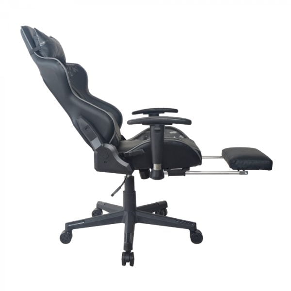 Chaise gaming chaise de bureau Thomas - racing gaming - camouflage - repose-pieds - réglable - VDD World