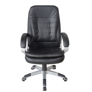 Chaise de bureau design moderne - chaise de direction - réglable en hauteur - blanc - VDD World