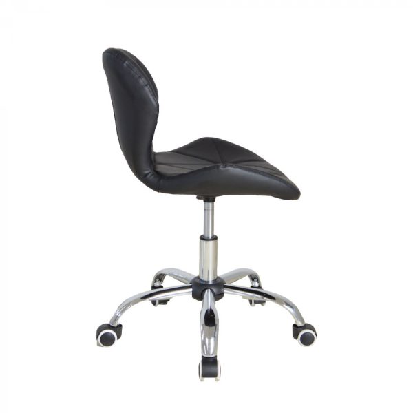 Chaise de bureau design moderne - chaise de direction - réglable en hauteur - noir - VDD World