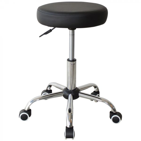 Tabouret de bureau - tabouret de bureau - tabouret de barbier - tabouret - réglable en hauteur -noir - VDD World