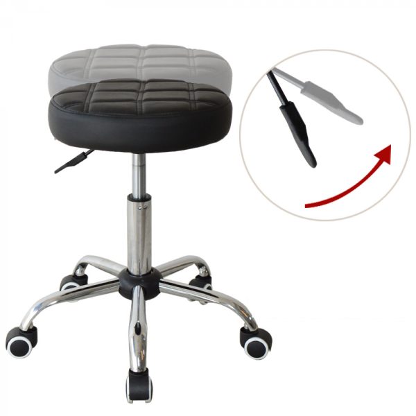 Tabouret de chaise de bureau - tabouret de bureau - tabouret de bureau - avec roulettes - réglable e - VDD World