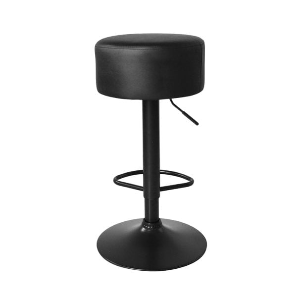 Tabouret de bar réglable en hauteur - Tabouret de bar - noir - chaise de cuisine - VDD World