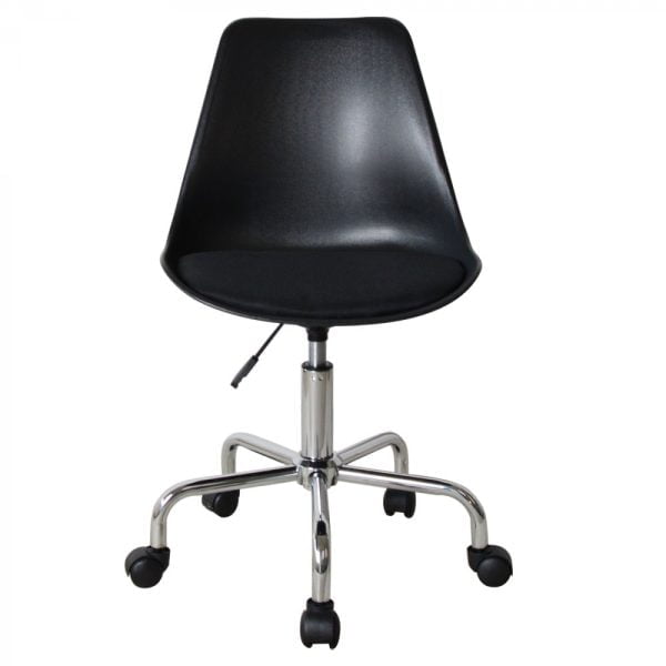 Chaise de bureau - réglable en hauteur - noir - VDD World