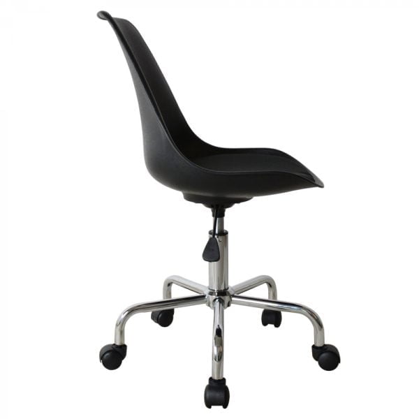 Chaise de bureau - réglable en hauteur - noir - VDD World