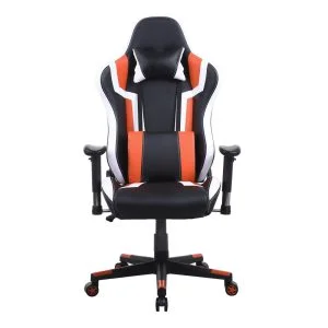 Chaise de jeu Chaise de bureau Tornado - réglable de manière ergonomique - chaise de jeu de course