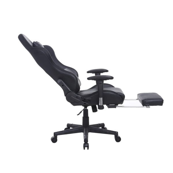 Chaise de jeu Tornado Relax Chaise de bureau - avec repose-pieds - réglable de manière ergonomique - VDD World