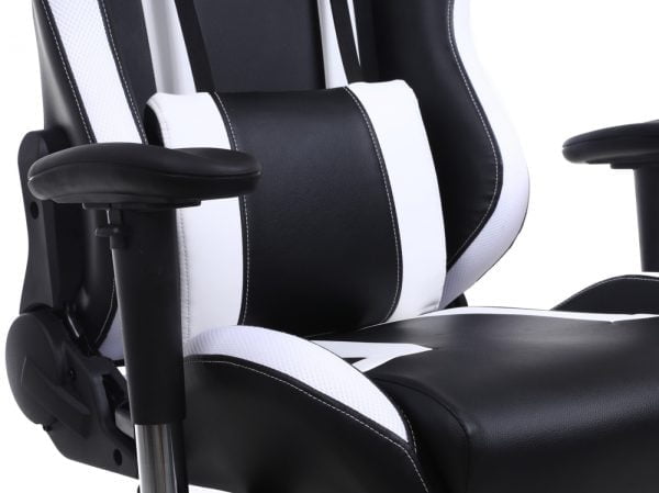 Chaise de jeu Chaise de bureau Tornado - réglable de manière ergonomique - chaise de jeu de course - VDD World