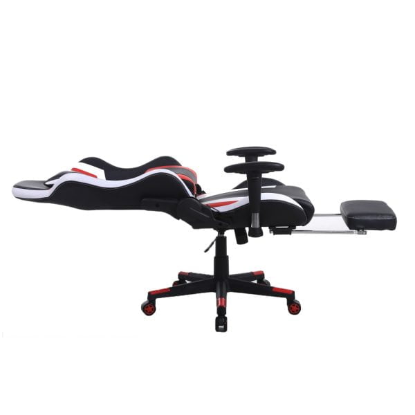 Chaise de jeu Tornado Relax Chaise de bureau - avec repose-pieds - réglable de manière ergonomique - VDD World