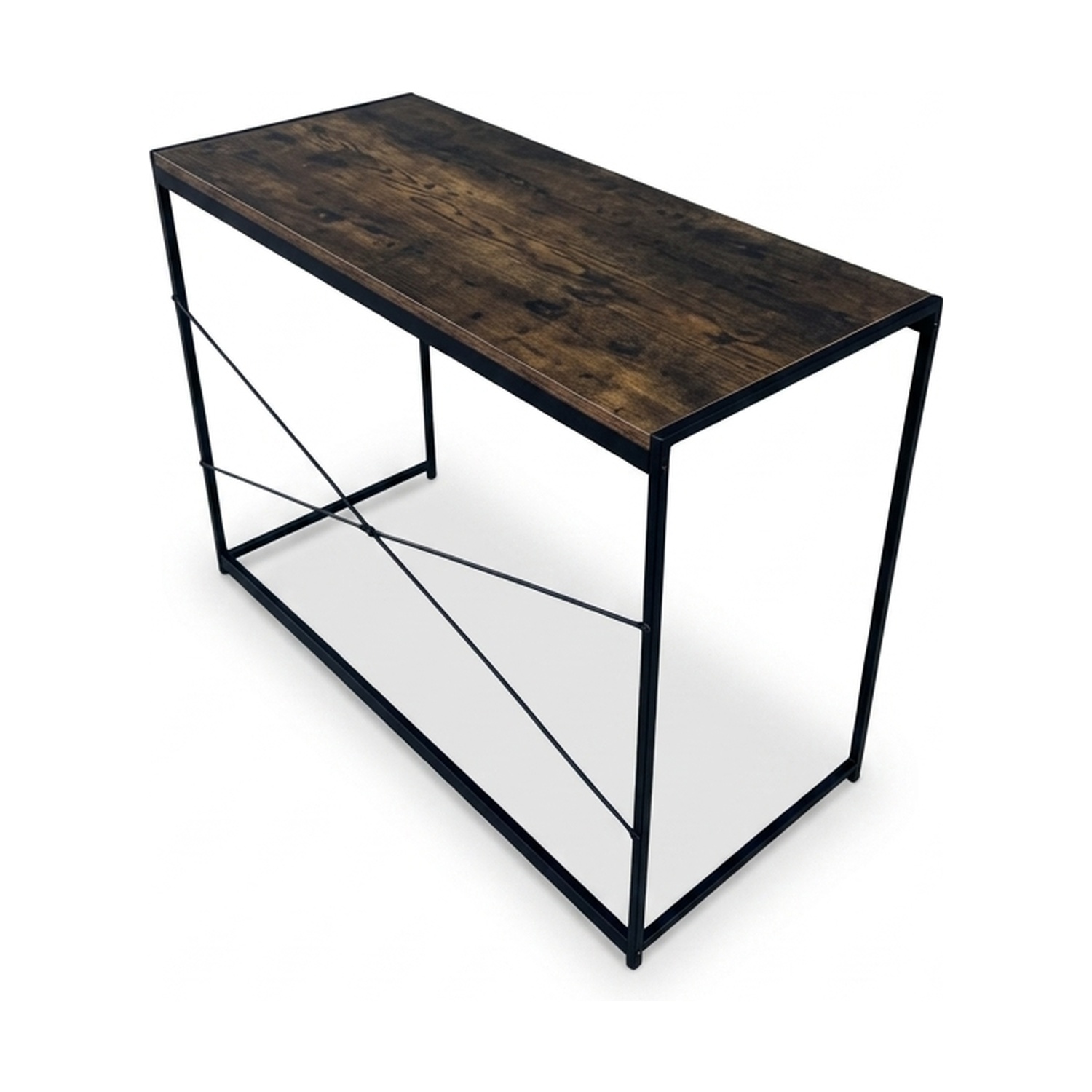 VDD - Bureau - Marron vintage - Bureau - Table d'ordinateur - Table pour ordinateur portable - Bureau noir et marron vintage - Bureau d'ordinateur - 100 x 45 x 75 cm - VDD World FR VDD - Bureau - Marron vintage - Bureau - Table d'ordinateur - Table pour ordinateur portable - Bureau noir et marron vintage - Bureau d'ordinateur - 100 x 45 x 75 cm - VDD World FR