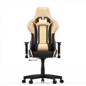 Chaise gaming avec repose pieds Cyclone adolescents - chaise de bureau - chaise gamer racing - blanc - VDD World