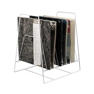 Boîte de rangement vinyle LP caisse de rangement universelle bois marron - VDD World