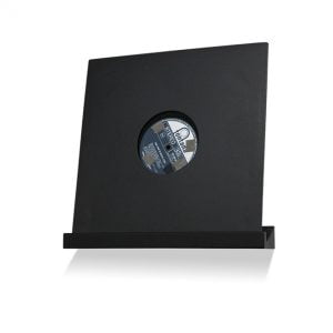 Boîtier en vinyle LP single 7 pouces pour le stockage de 70 à 100 singles en aluminium noir - VDD World