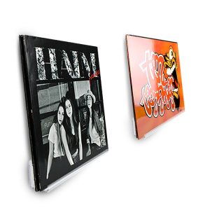 Support de plaque de rangement en vinyle LP pour 50 à 60 vinyles de 12 pouces noir - VDD World