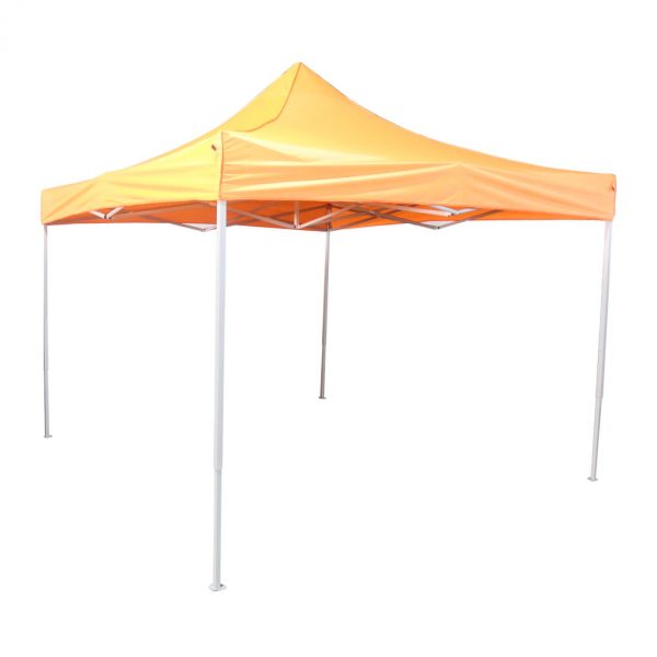 Tente de fête ORANGE 3m x 3m pliable - VDD World