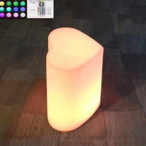 LED Cube ambiance 40 CM RGB Blanc 16 couleurs télécommande étanche rechargeable MULTIFONCTI