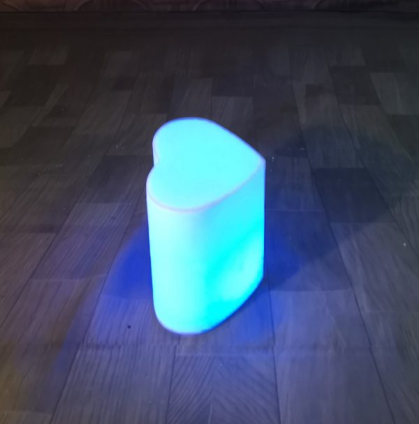 LED Cube ambiance 40 CM RGB Blanc 16 couleurs télécommande étanche rechargeable MULTIFONCTI - VDD World