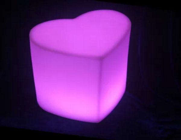 LED Cube ambiance 40 CM RGB Blanc 16 couleurs télécommande étanche rechargeable MULTIFONCTI - VDD World