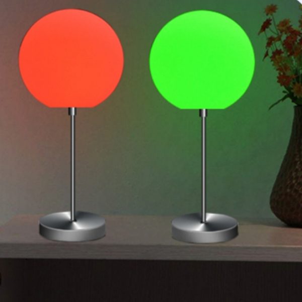 Lampe de table debout veilleuse LED 16 couleurs RGB blanc lampe de bureau télécommande - VDD World