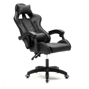 Chaise gaming Cyclone ados - chaise de bureau - chaise gaming racing - noir