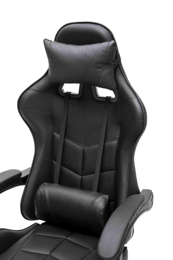 Chaise gaming Cyclone ados - chaise de bureau - chaise gaming racing - noir - VDD World