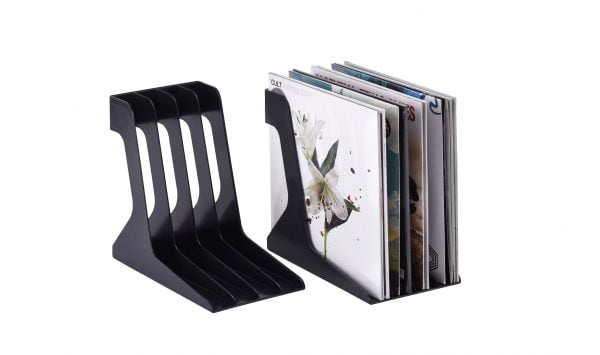 Rack de stockage en vinyle LP standard noir pour 40 assiettes 12 pouces - VDD World