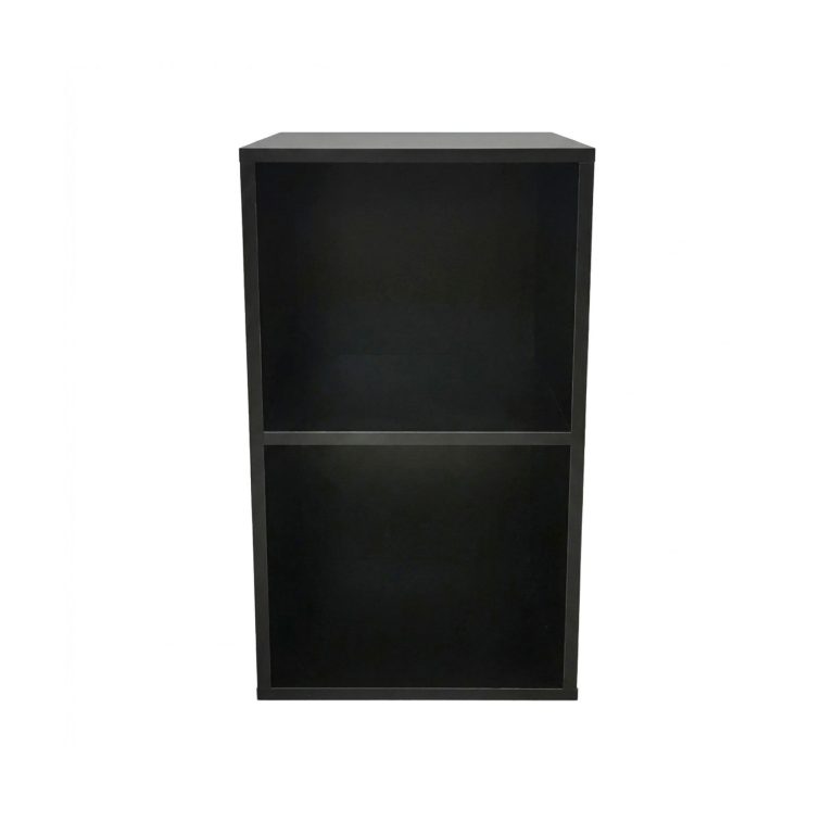 Armoire à compartiments Vakkie Armoire de rangement à 2 compartiments ouverts - armoire murale- noir - image alternative
