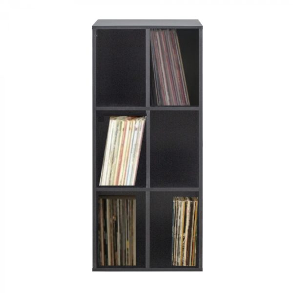 Meuble de rangement pour disques Lp - stocker des disques vinyles lp - bibliothèque - noir - VDD World