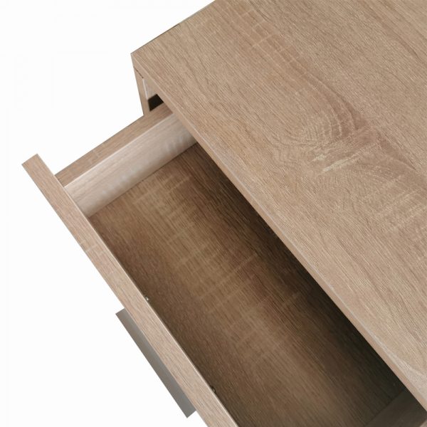 Meuble d'entrée de table de chevet - avec compartiment de rangement ouvert à tiroir - hauteur 60 cm - VDD World