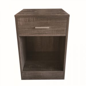 Table de chevet - meuble d'entrée - avec tiroir - hauteur 60 cm - marron