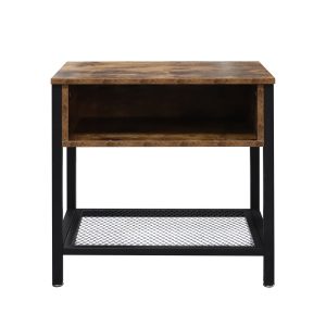 Réveillez-vous avec style : table de chevet industrielle pour votre chambre