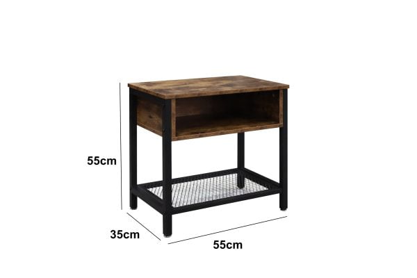 Réveillez-vous avec style : table de chevet industrielle pour votre chambre - VDD World