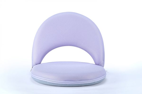 Chaise de yoga dossier chaise de méditation réglable au sol violet MULTIFONCTIONNEL - VDD World