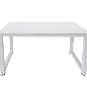 Table d'ordinateur de bureau - table de cuisine - bois métal - 120 cm x 60 cm - noir - VDD World