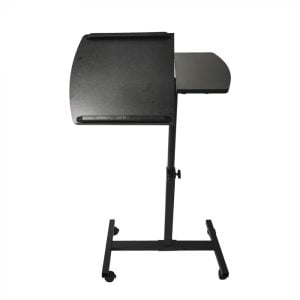 Bureau - table d'ordinateur - table de cuisine - métal bois - 120 cm x 60 cm - blanc - VDD World
