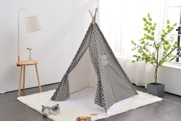 Tente tipi tente de jeu Floortje - wigwam - avec coussin de sol - VDD World