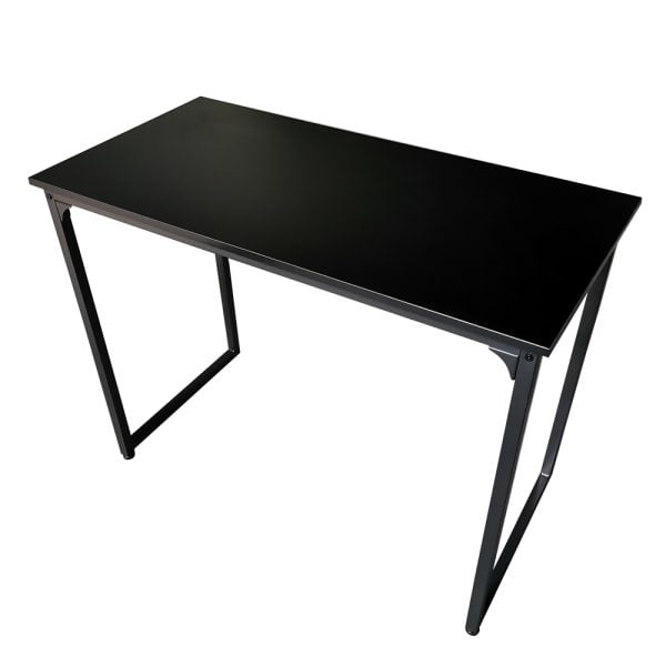 Bureau robuste - table pour ordinateur portable - table d'ordinateur - métal noir - VDD World