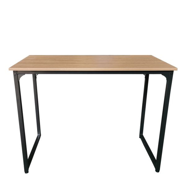 Bureau Stoer - table d'ordinateur portable - table d'ordinateur - industriel - bois brun clair en mé - VDD World