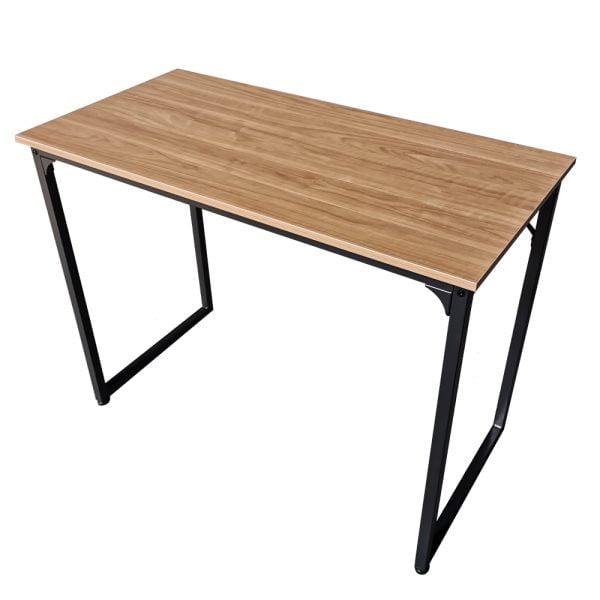 Bureau Stoer - table d'ordinateur portable - table d'ordinateur - industriel - bois brun clair en mé - VDD World