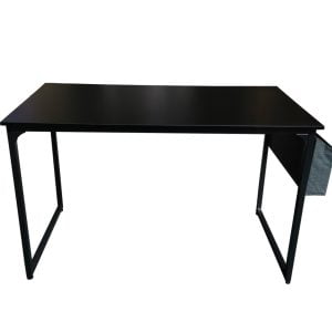 Table d'ordinateur de bureau portable Tough - vintage industriel - bois brun métal noir - VDD World