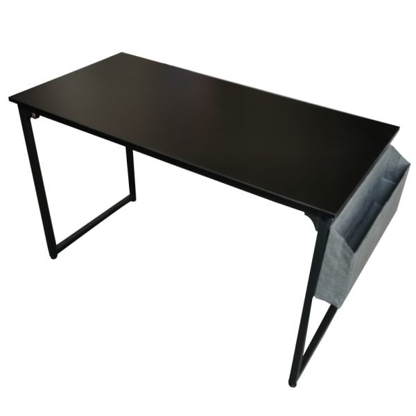 Table d'ordinateur de bureau portable Tough - vintage industriel - bois brun métal noir - VDD World