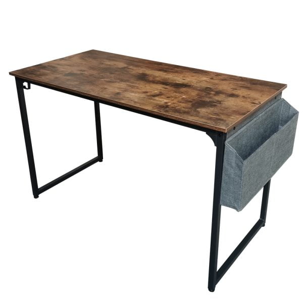 Desk Stoer - table pour ordinateur portable - table d'ordinateur - largeur 120 cm - marron vintage - VDD World