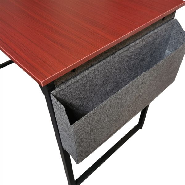 Desk Stoer - table d'ordinateur - table pour ordinateur portable - largeur 120 cm - marron vintage - VDD World