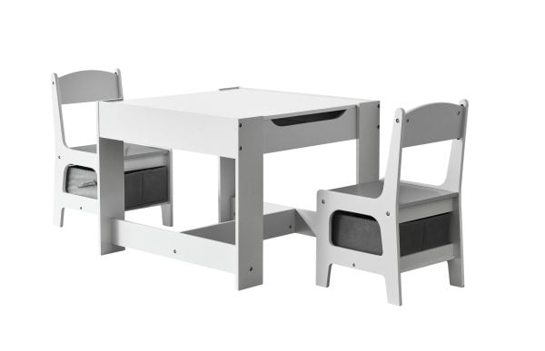 Table pour enfants avec 2 chaises - table de jeu - table à dessin - table de construction - VDD World