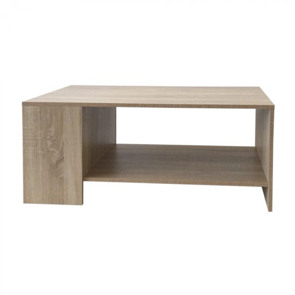 Table basse - table d'appoint avec rangement - sonoma marron - VDD World