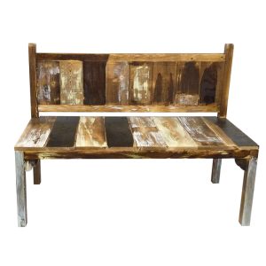 Banc de jardin pour enfant Scrapie recyclé scrapwood scrapwood design style 100 cm de large