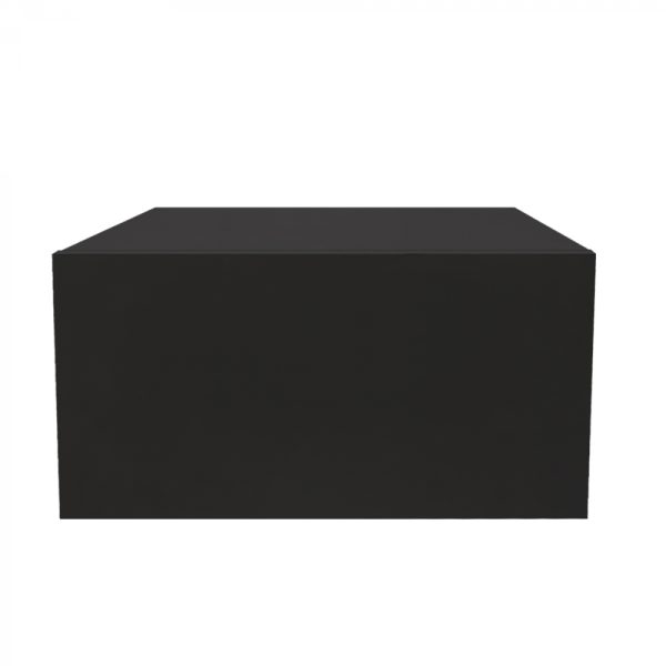 Table de chevet flottante - meuble d'entrée suspendu - avec tiroir - 50 cm de large - noir - VDD World