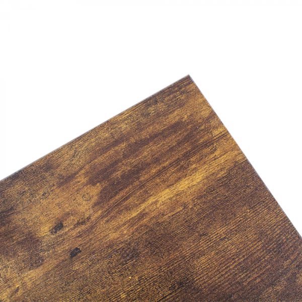 Table de chevet - table d'entrée - hauteur 65 cm - couleur noyer brun vintage - VDD World