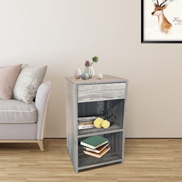 Armoire de chevet 65 cm haut marron clair - VDD World