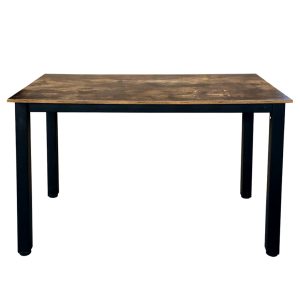 Table de cuisine - bureau - table d'ordinateur - style vintage industriel - 115 cm