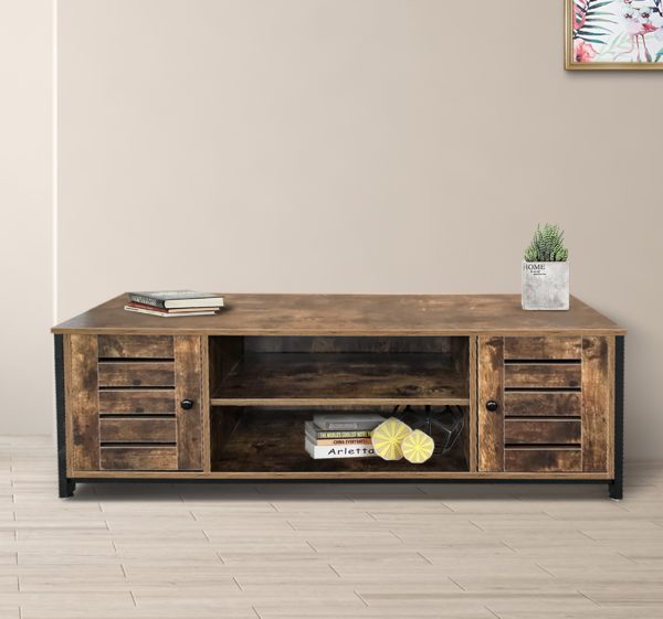 Meuble TV Tough - buffet industriel vintage - 130 cm de large - VDD World